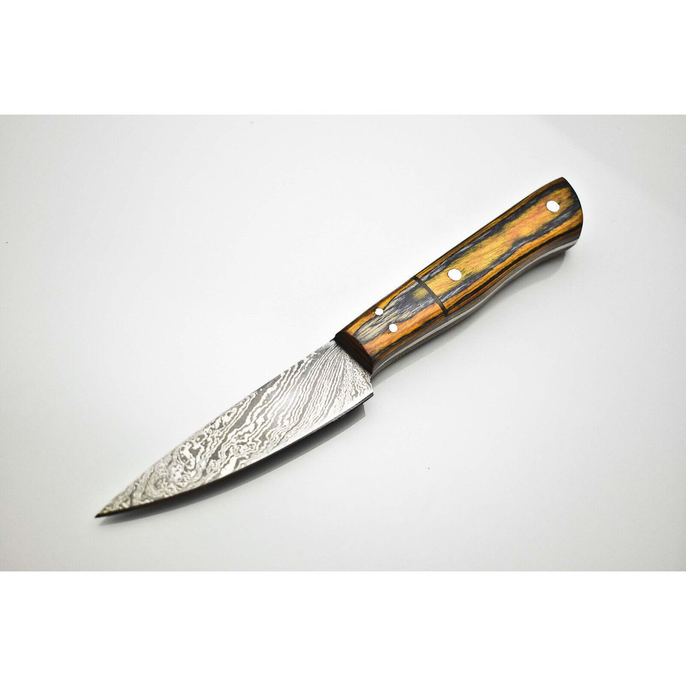 Handmade Damascus Steel Chef Knife  Full Tang Kitchen Knife  Professional HandForged Cooking Blade 0