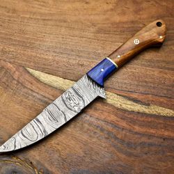 10" handmade damascus steel chef knife | full tang professional kitchen blade