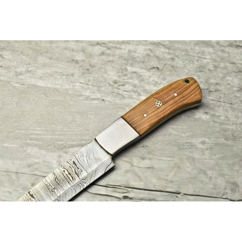 10 Damascus Steel Kitchen Chef Knife  Full Tang Handmade Cooking Knife 1