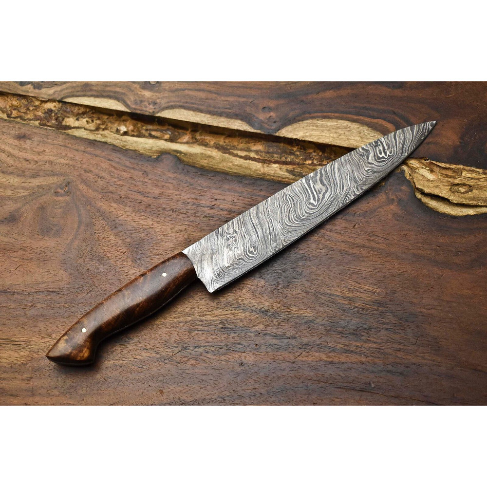 11 Handmade Damascus Steel Chef Knife  Full Tang Kitchen Cooking Blade 3