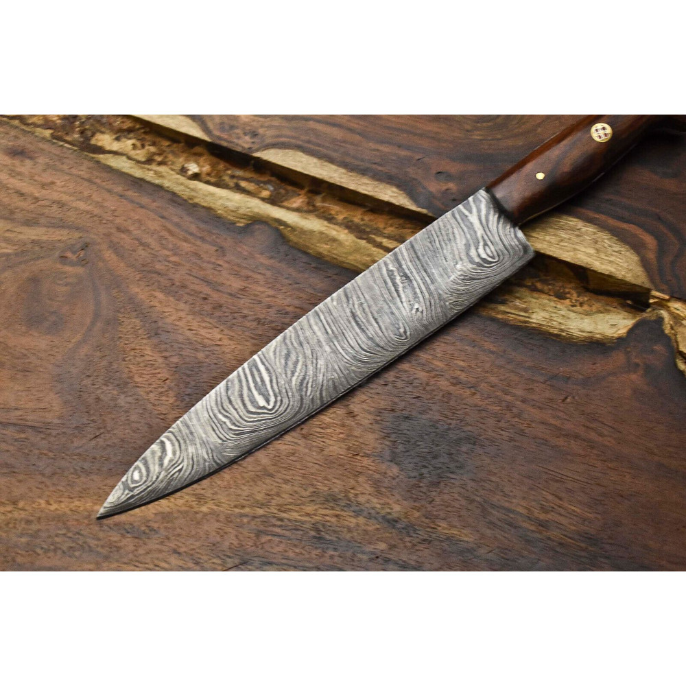 11 Handmade Damascus Steel Chef Knife  Full Tang Kitchen Cooking Blade 2