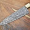 Hand Forged Damascus Steel Chef Knife Custom Full Tang Kitchen Knife 2
