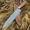 Hand Forged Damascus Steel Kitchen Knife  Custom Chef Sport Knife 0