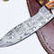 12 Custom Damascus Steel Chef Knife  Walnut Wood Handle Full Tang Blade 2