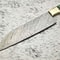 Hand Forged Damascus Steel Kitchen Knife Walnut Wood Chef Knife 12 2