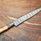 Damascus Steel Chef Knife 12 Handmade Full Tang Kitchen Knife Walnut Wood 3