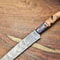 Damascus Steel Chef Knife 12 Handmade Full Tang Kitchen Knife Walnut Wood 1