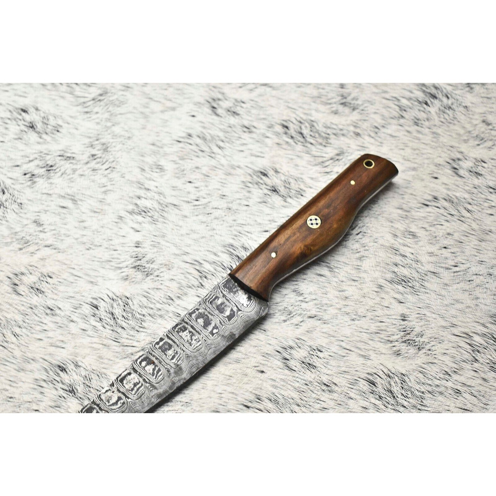 Handmade Damascus Steel Chef Knife  Full Tang Professional Kitchen Blade 1
