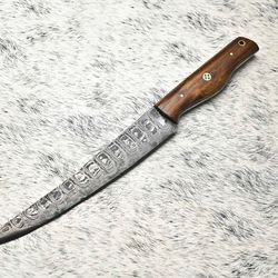 handmade damascus steel chef knife | full tang professional kitchen blade