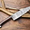 120 Handmade Damascus Steel Chef Knife Full Tang Kitchen Cooking Knife Custom Forged 3
