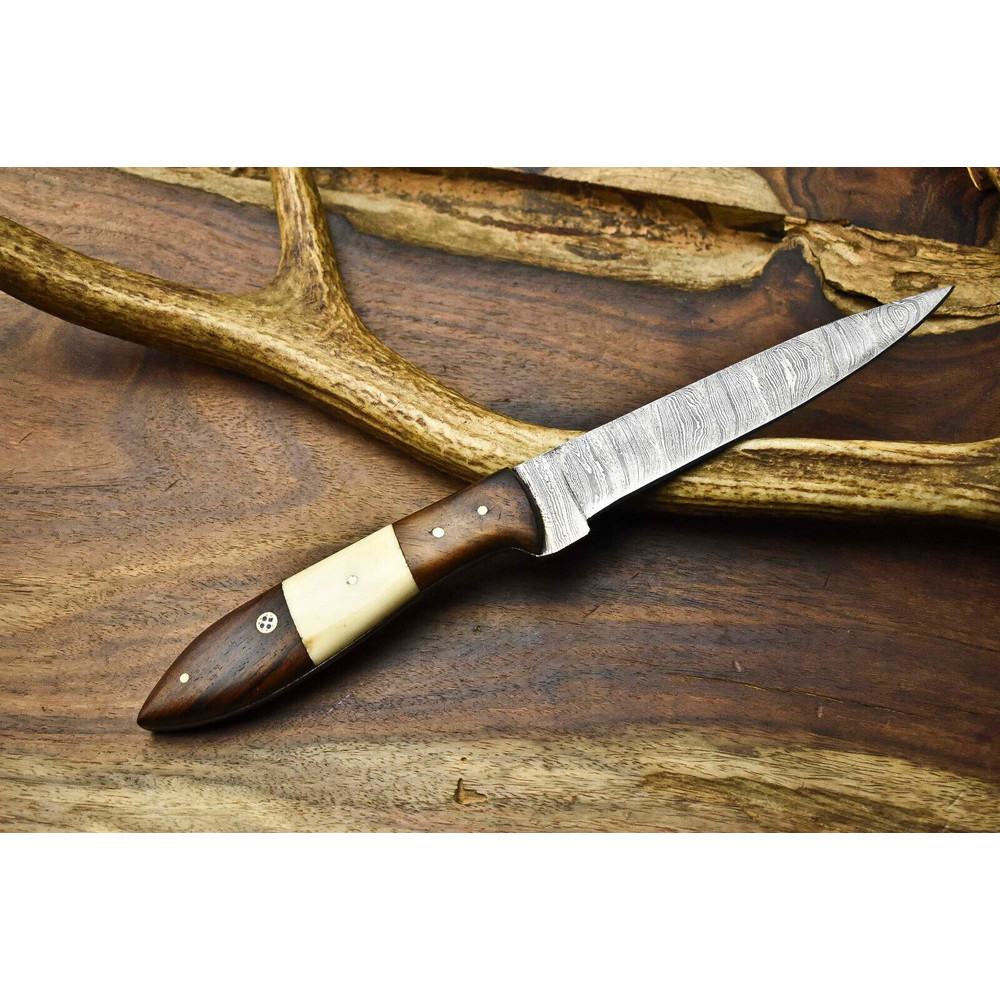 12 Handmade Damascus Steel Chef Knife  Full Tang Kitchen Cooking Blade 3