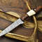 12 Handmade Damascus Steel Chef Knife  Full Tang Kitchen Cooking Blade 0
