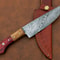 Professional 12 Handmade Damascus Chef Knife Full Tang Cooking Blade 0