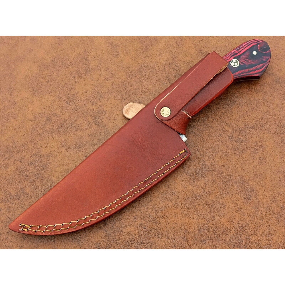 Professional 12 Handmade Damascus Chef Knife  Full Tang Cooking Blade 3