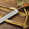 Authentic 12 Damascus Steel Chef Knife Handmade Kitchen Cutting Blade 0