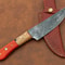 Full Tang Handmade Damascus Steel Chef Knife 12 Kitchen Cooking Knife 0