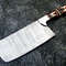 12 Handmade Damascus Steel Chopper Knife  Camel Bone Handle Chef Cleaver 3