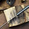 Hand Forged Damascus Chef Knife  Twist Design Blade  Hard Wood Handle  Professional Knife 2