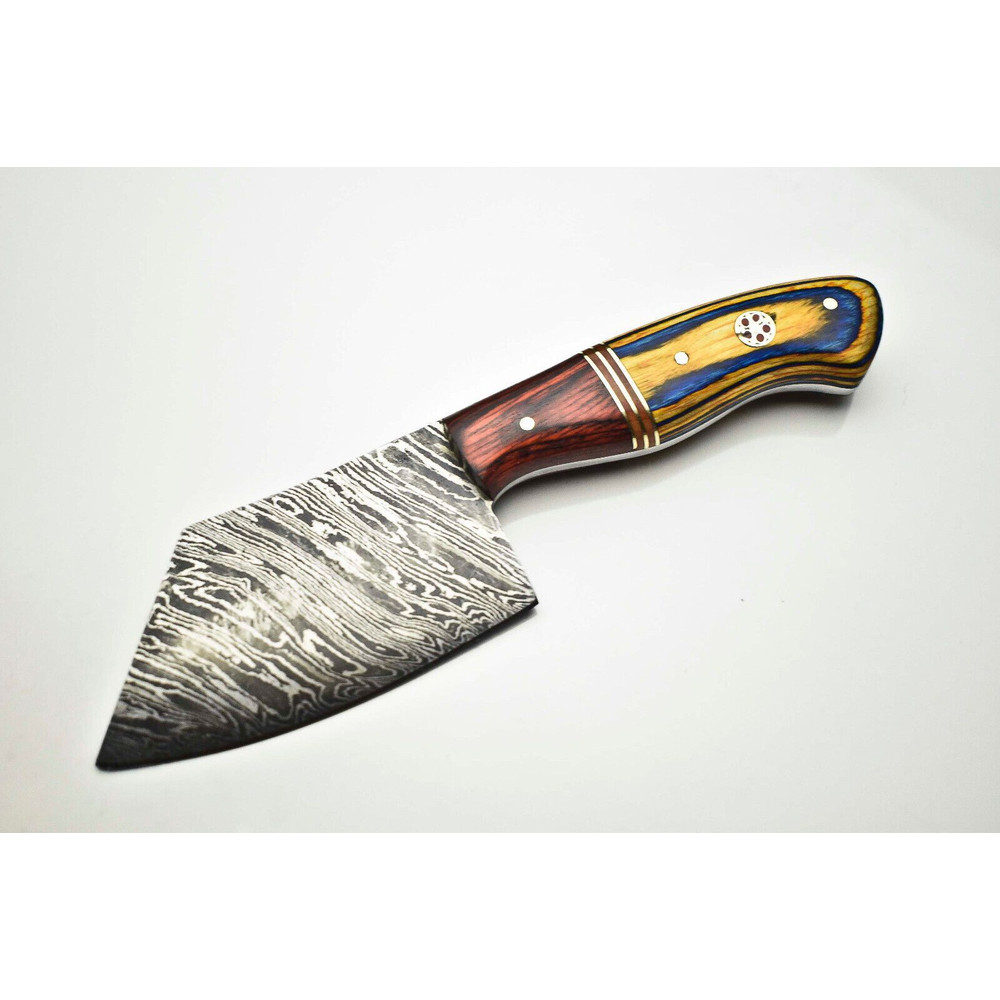 Artisan Damascus Steel Chef Knife  Custom Handmade Kitchen Knife 0