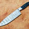 Handmade 13 Damascus Steel Chef Knife  Professional Kitchen Knife With Hard Wood Handle 2