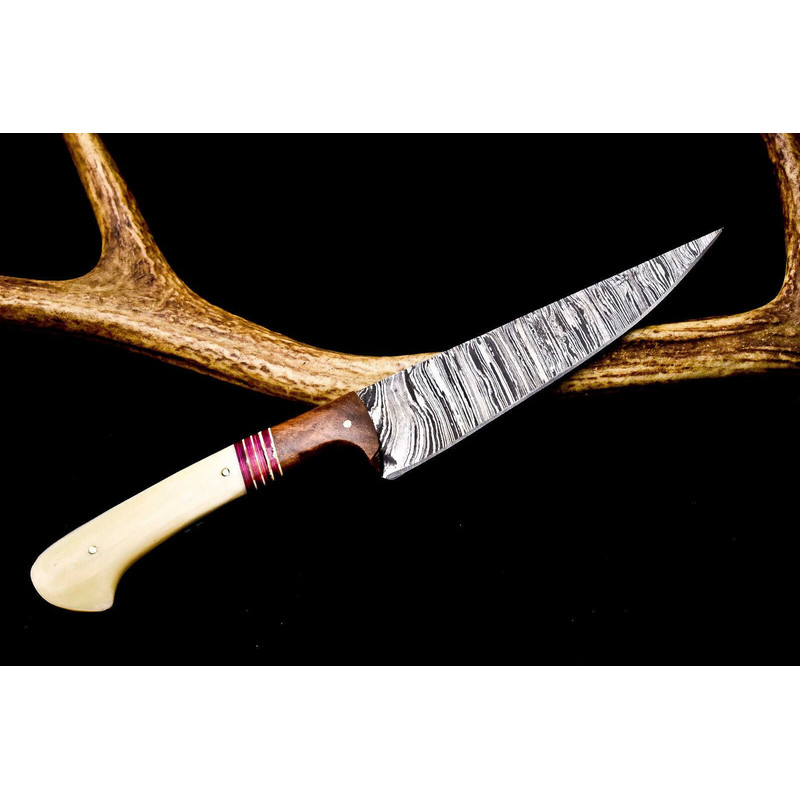 Custom Handmade Damascus Steel Full Tang Chef Knife  Professional Kitchen Tool 3