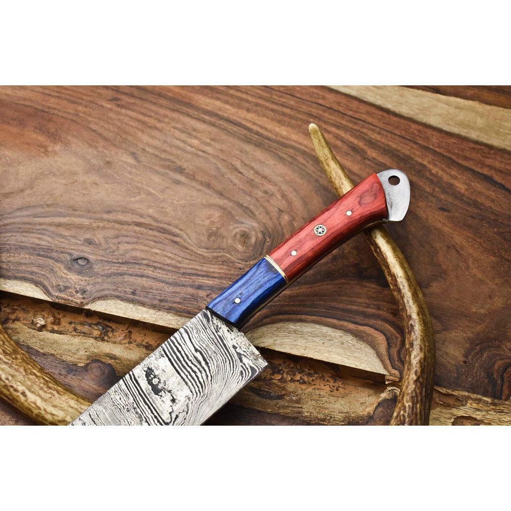 12 Handmade Damascus Steel Chef Knife  Full Tang Kitchen Knife 2