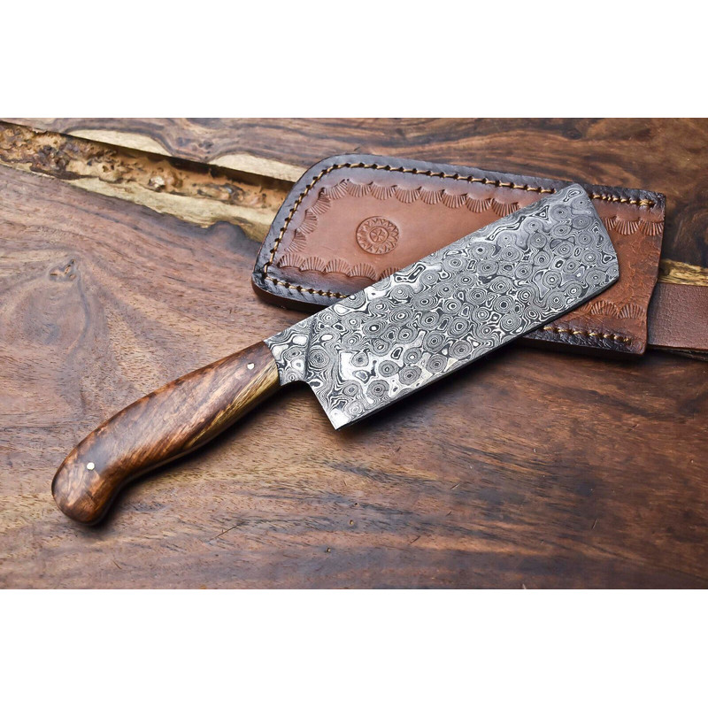 Artisan 12 Damascus Steel Chef Knife  Hand Forged Kitchen Knife 3