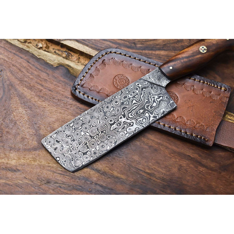 Artisan 12 Damascus Steel Chef Knife  Hand Forged Kitchen Knife 2