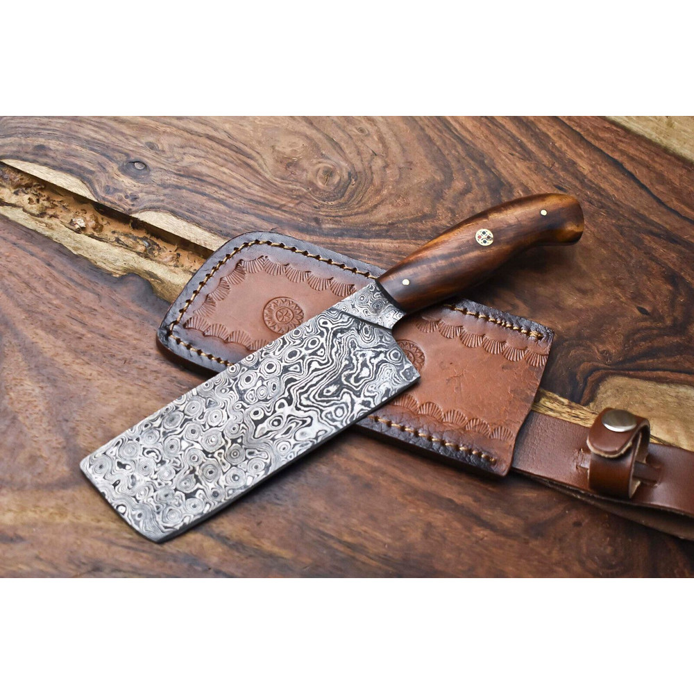 Artisan 12 Damascus Steel Chef Knife  Hand Forged Kitchen Knife 0