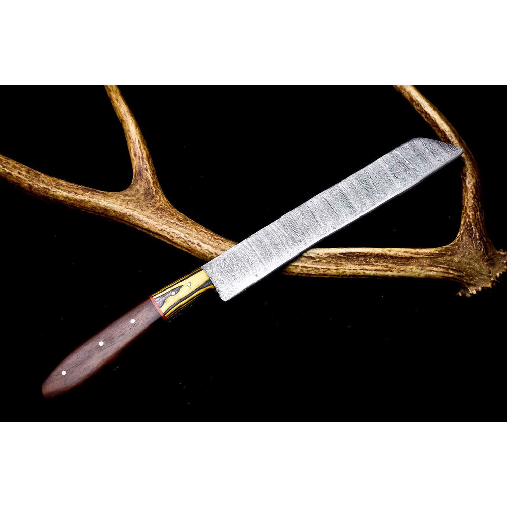 Premium Damascus Steel Chef Knife  12 Inch Handmade Kitchen Knife 3