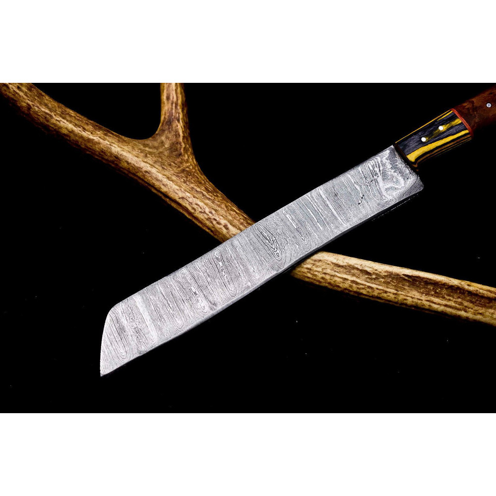 Premium Damascus Steel Chef Knife  12 Inch Handmade Kitchen Knife 2