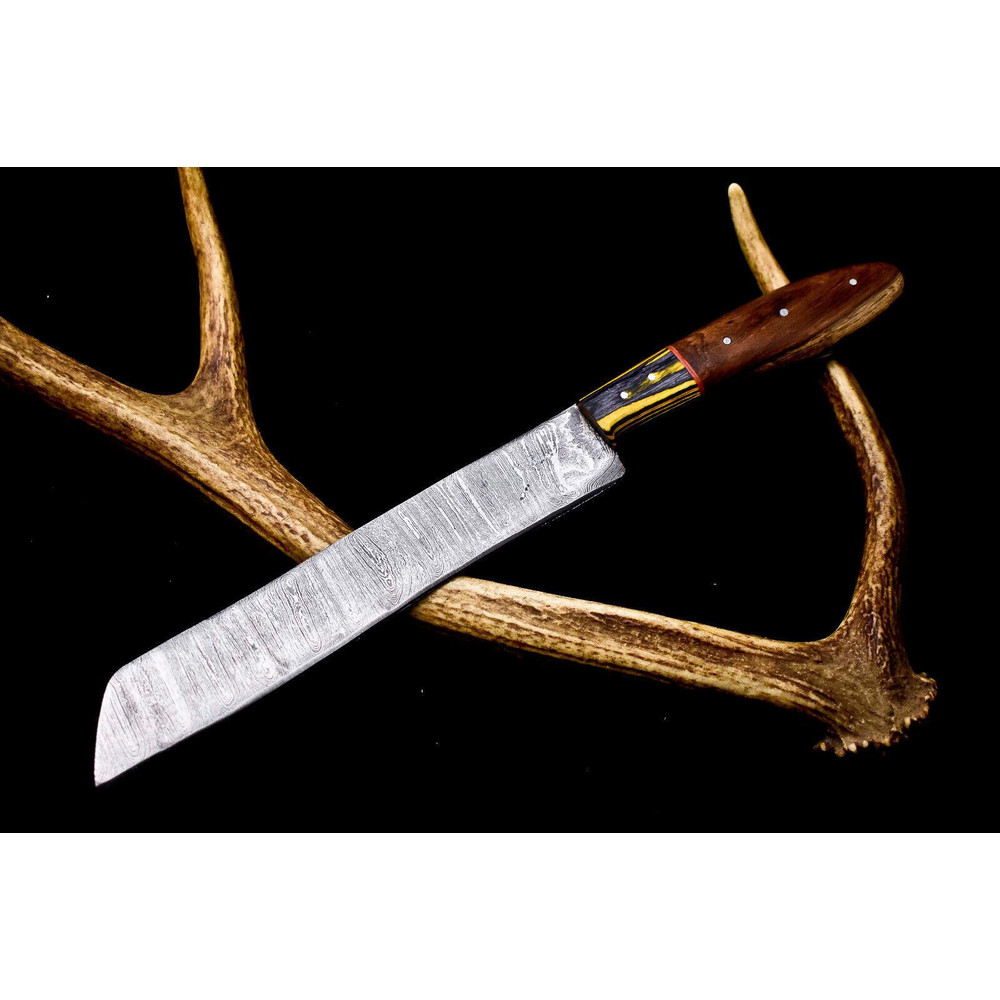 Premium Damascus Steel Chef Knife  12 Inch Handmade Kitchen Knife 0