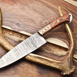 hand forged 12" damascus chef knife | premium full tang kitchen knife