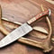Hand Forged 12 Damascus Chef Knife Premium Full Tang Kitchen Knife 0