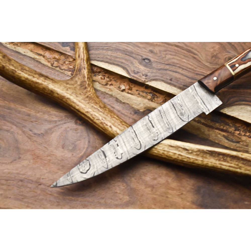 Professional Damascus Steel Chef Knife  12 Inch Handmade Kitchen Knife 2