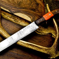 artisan handmade damascus steel chef knife | 12 inch kitchen knife