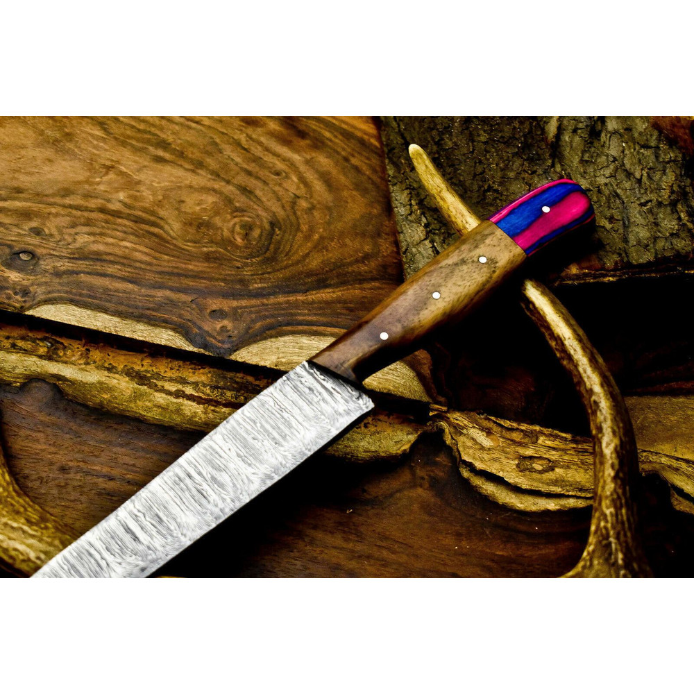 Premium Hand Forged Damascus Chef Knife  12 Full Tang Cooking Blade 1