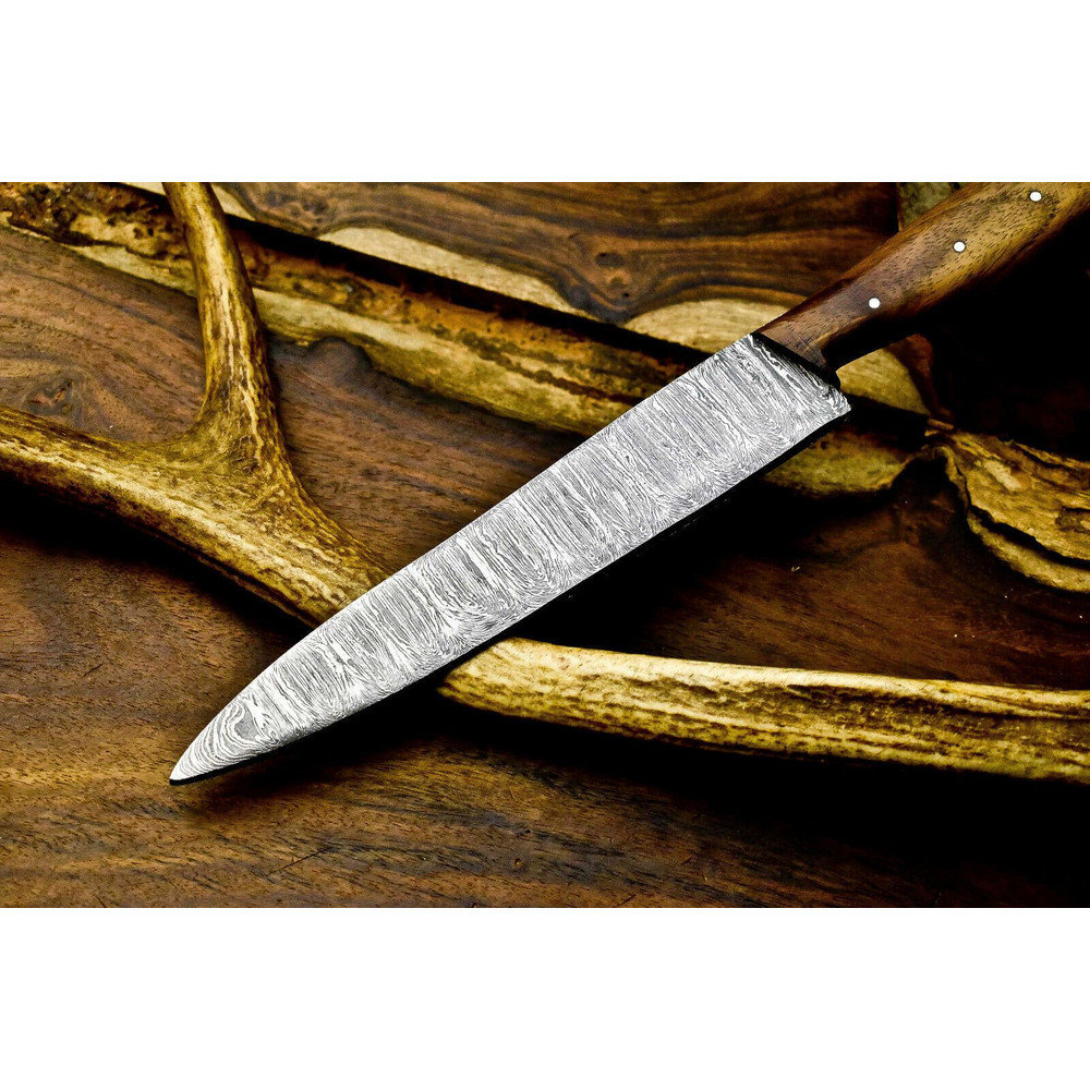 Premium Hand Forged Damascus Chef Knife  12 Full Tang Cooking Blade 2
