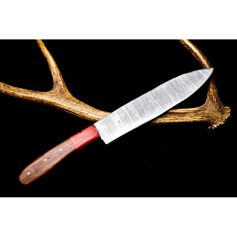 Damascus Steel Chef Knife 12  Handmade Full Tang Kitchen Tool 3