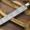 12 Inch Handcrafted Damascus Chef Knife Professional Kitchen Blade 2