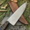 Hand Forged Twist Damascus Chef Knife  Wood  Resin Handle  Hunting Kitchen Knife 2