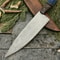 Hand Forged Twist Damascus Chef Knife Wood Resin Handle Hunting Kitchen Knife 3