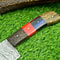 Exclusive Handmade Damascus Steel Chef Knife Compact Kitchen Camping Knife 1