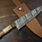 13 Hand Forged Damascus Kitchen Knife Full Tang Chef Knife With Wood Handle 1