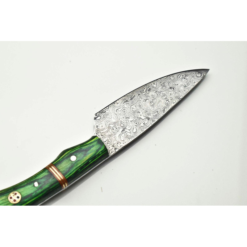 Handmade Damascus Steel Full Tang Chef Knife  Custom Kitchen Knife 1
