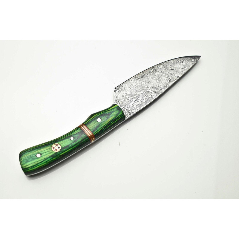 Handmade Damascus Steel Full Tang Chef Knife  Custom Kitchen Knife 3