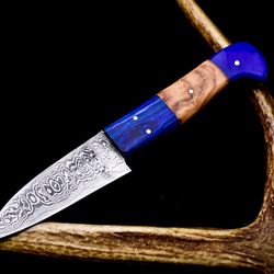 8" handmade damascus steel full tang chef knife | kitchen cooking knife