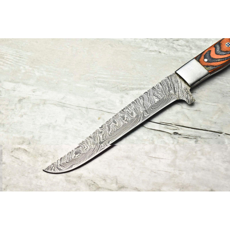 12 Handmade Damascus Steel Full Tang Chef Knife  Professional Kitchen Knife 2