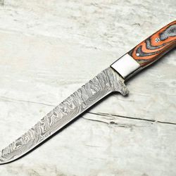 12" handmade damascus steel full tang chef knife | professional kitchen knife