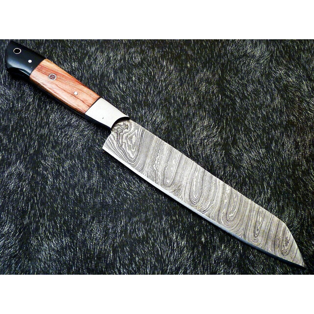12 Damascus Steel Chef Knife  Hand Forged Kitchen Knife Gift For Chefs 3